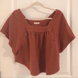 Madewell texture & thread butterfly top